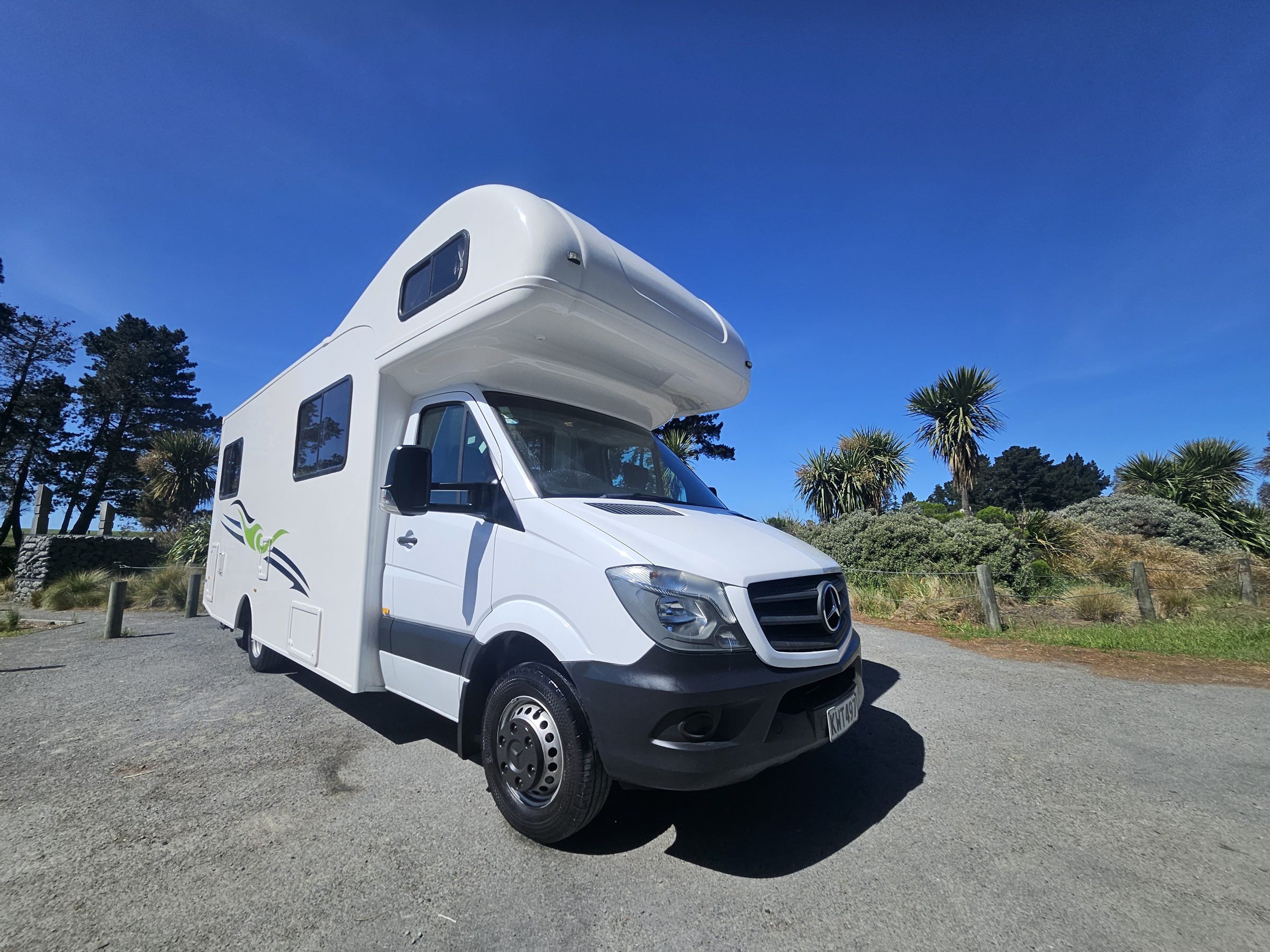 2017 Mercedes Sprinter Talvor 6 Berth Motorhome Christchurch, Front Three Quarter