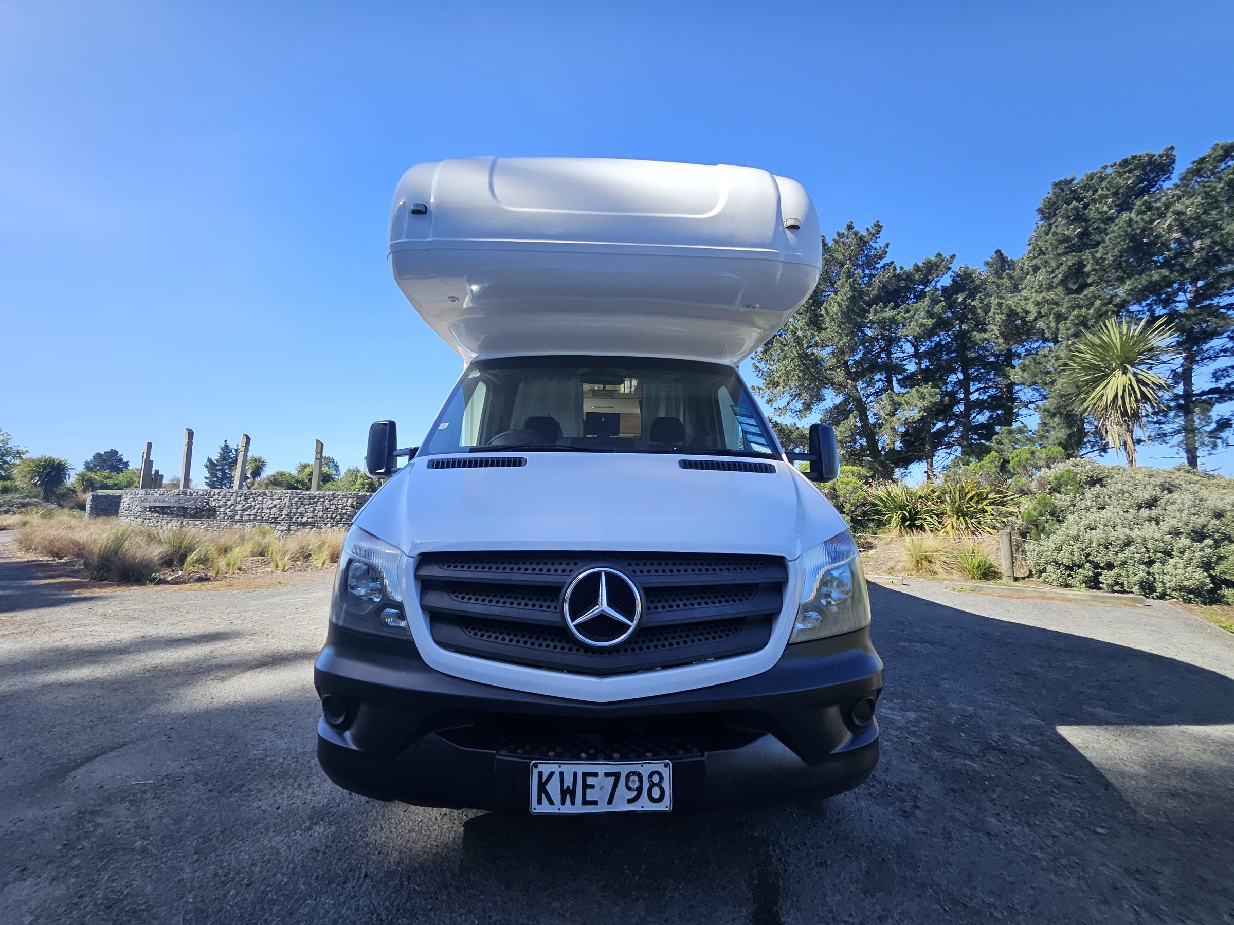 2017 Mercedes Sprinter Talvor 6 Berth Motorhome Christchurch, Front View
