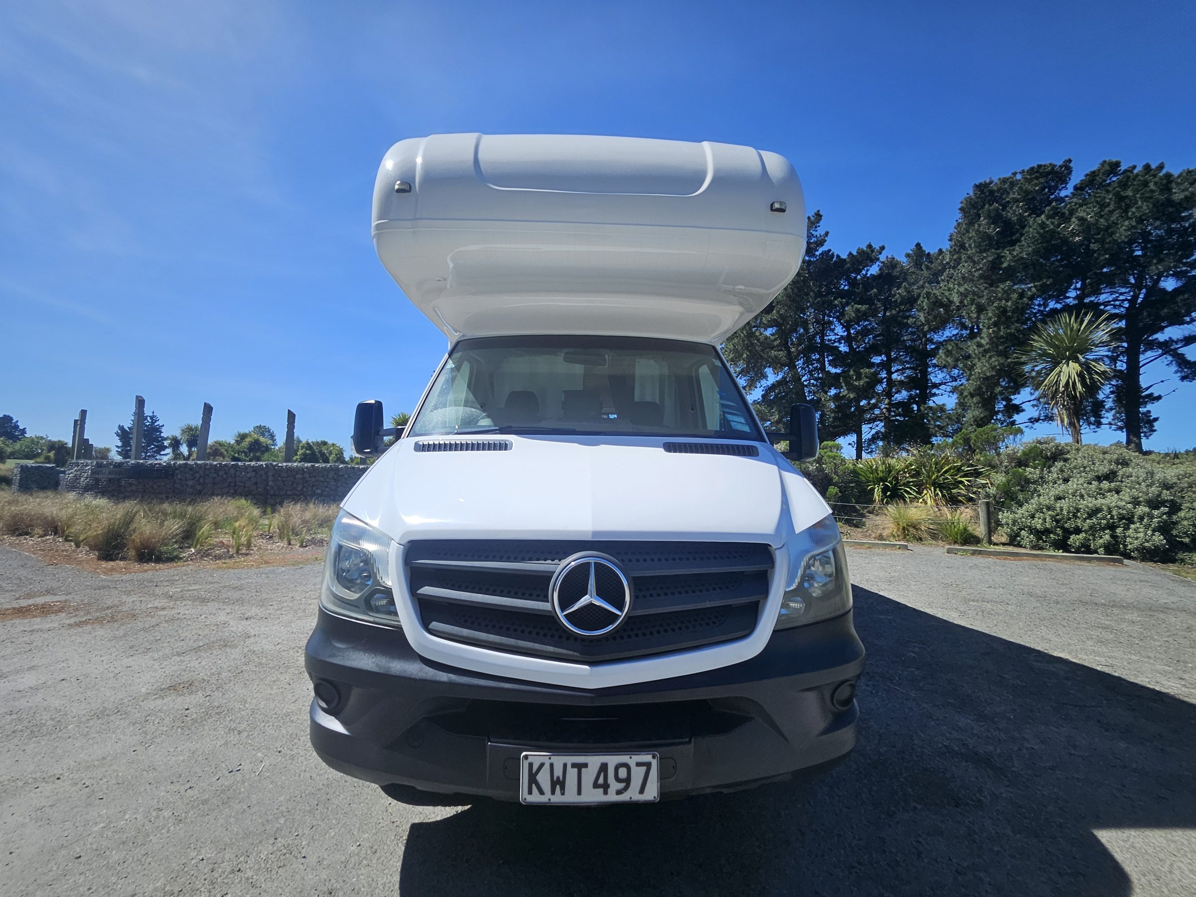 2017 Mercedes Sprinter Talvor 6 Berth Motorhome Christchurch, Front View