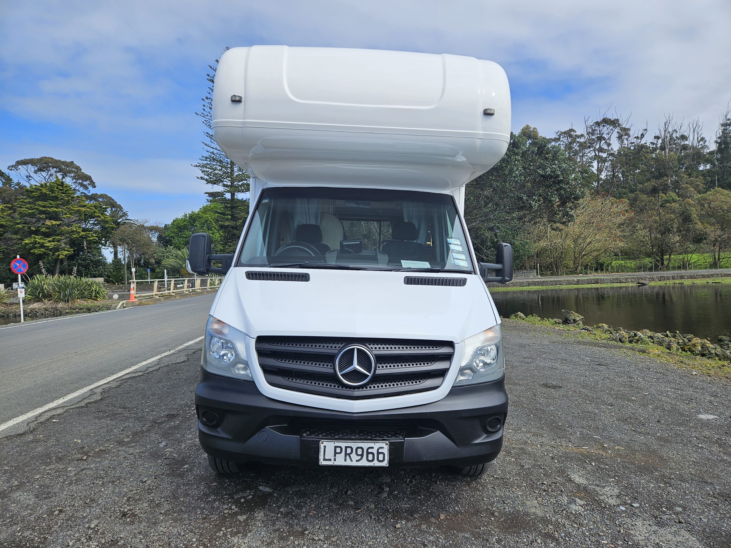 2018 Mercedes Sprinter Talvor 4 Berth Motorhome Auckland, Front View