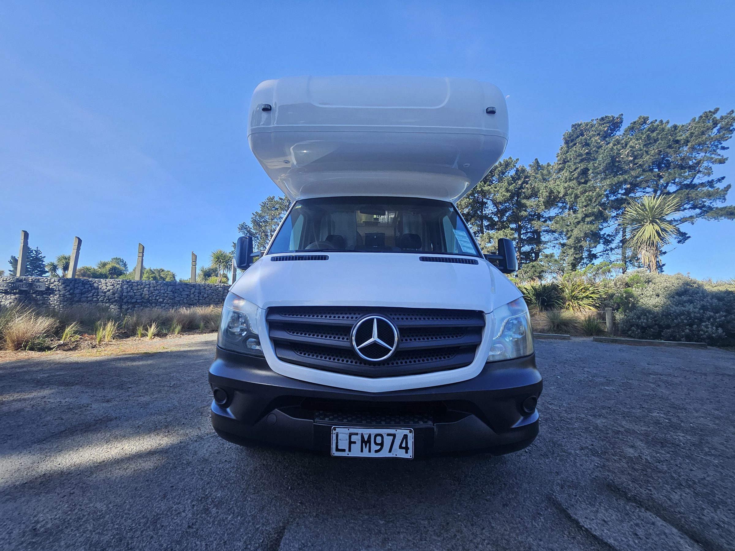 2018 Mercedes Sprinter Talvor 6 Berth Motorhome Christchurch, Front View