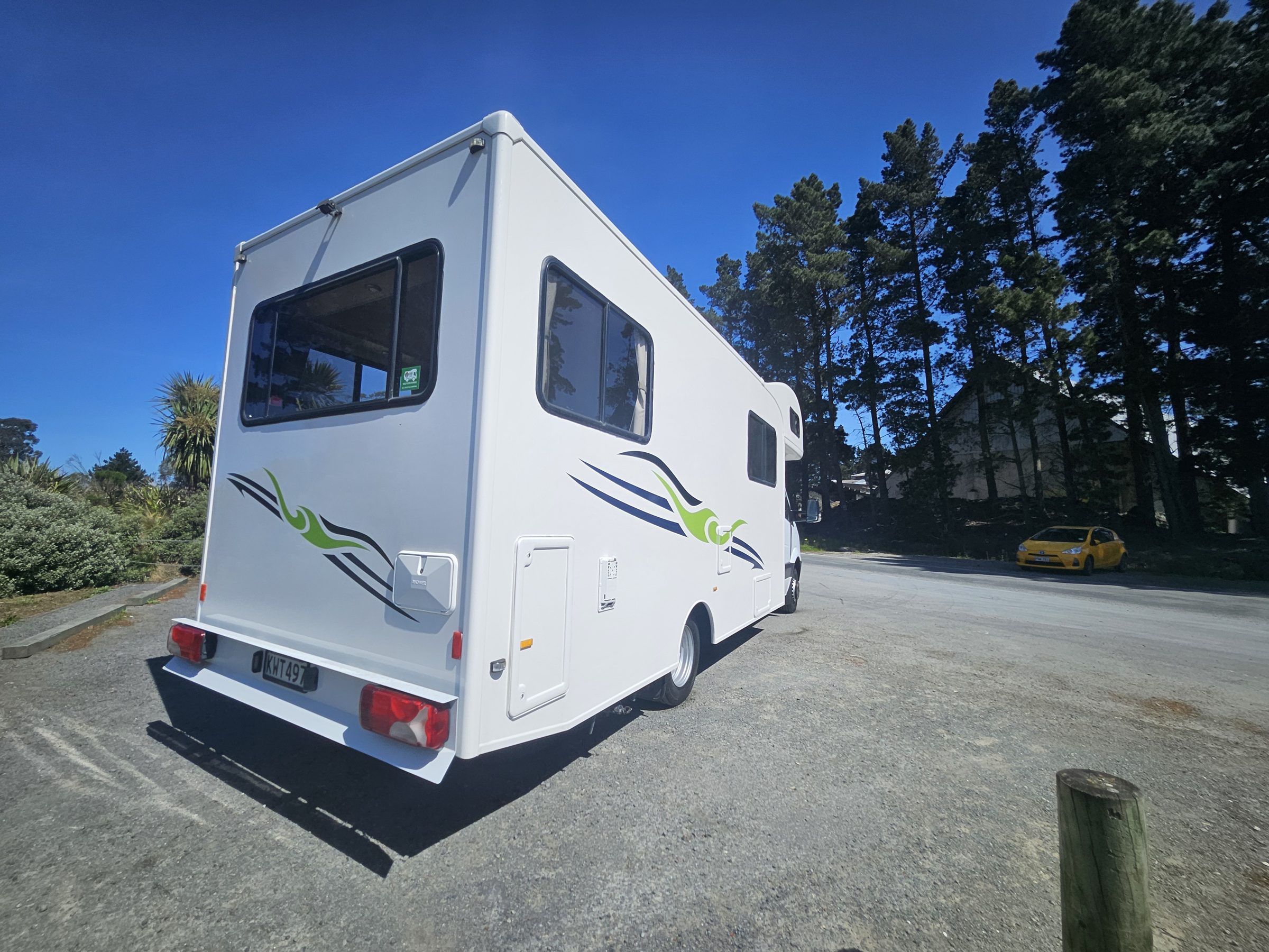 2017 Mercedes Sprinter Talvor 6 Berth Motorhome Christchurch, Rear Three Quarter