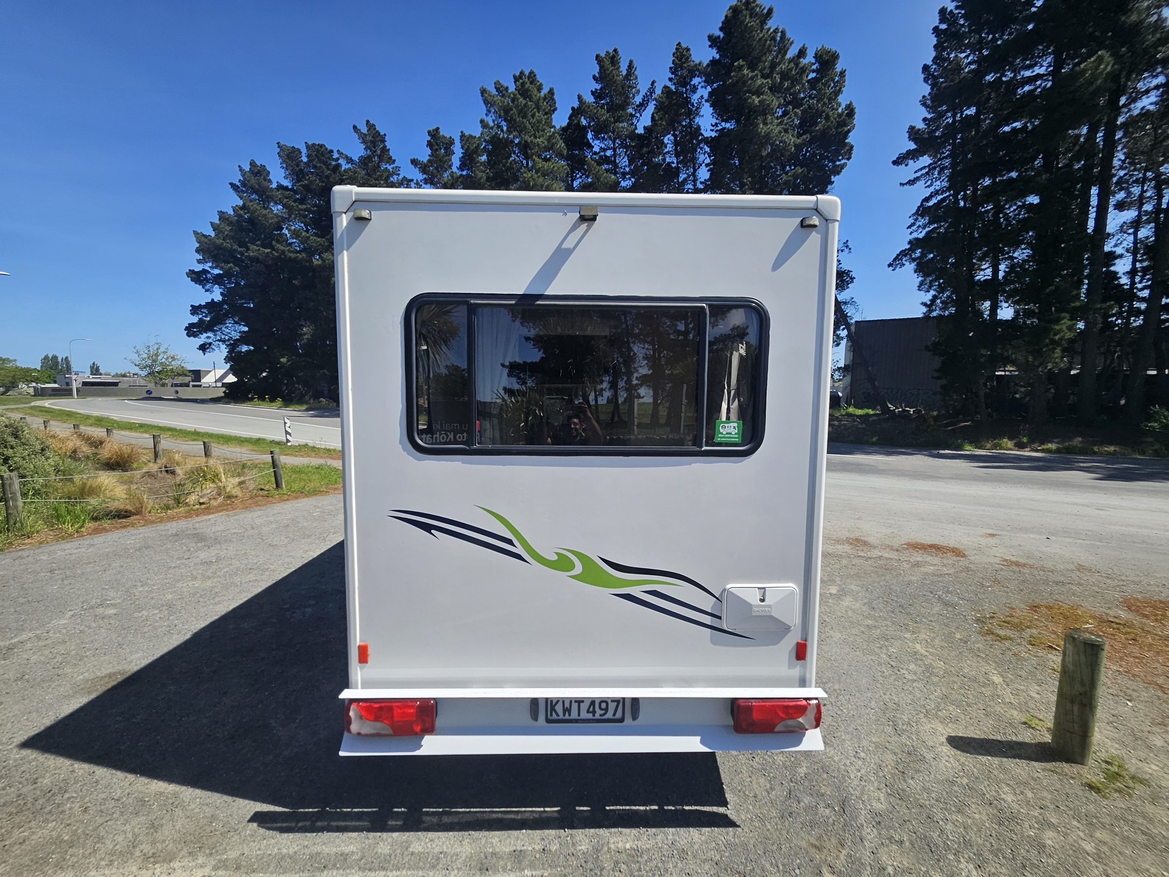 2017 Mercedes Sprinter Talvor 6 Berth Motorhome Christchurch, Rear View