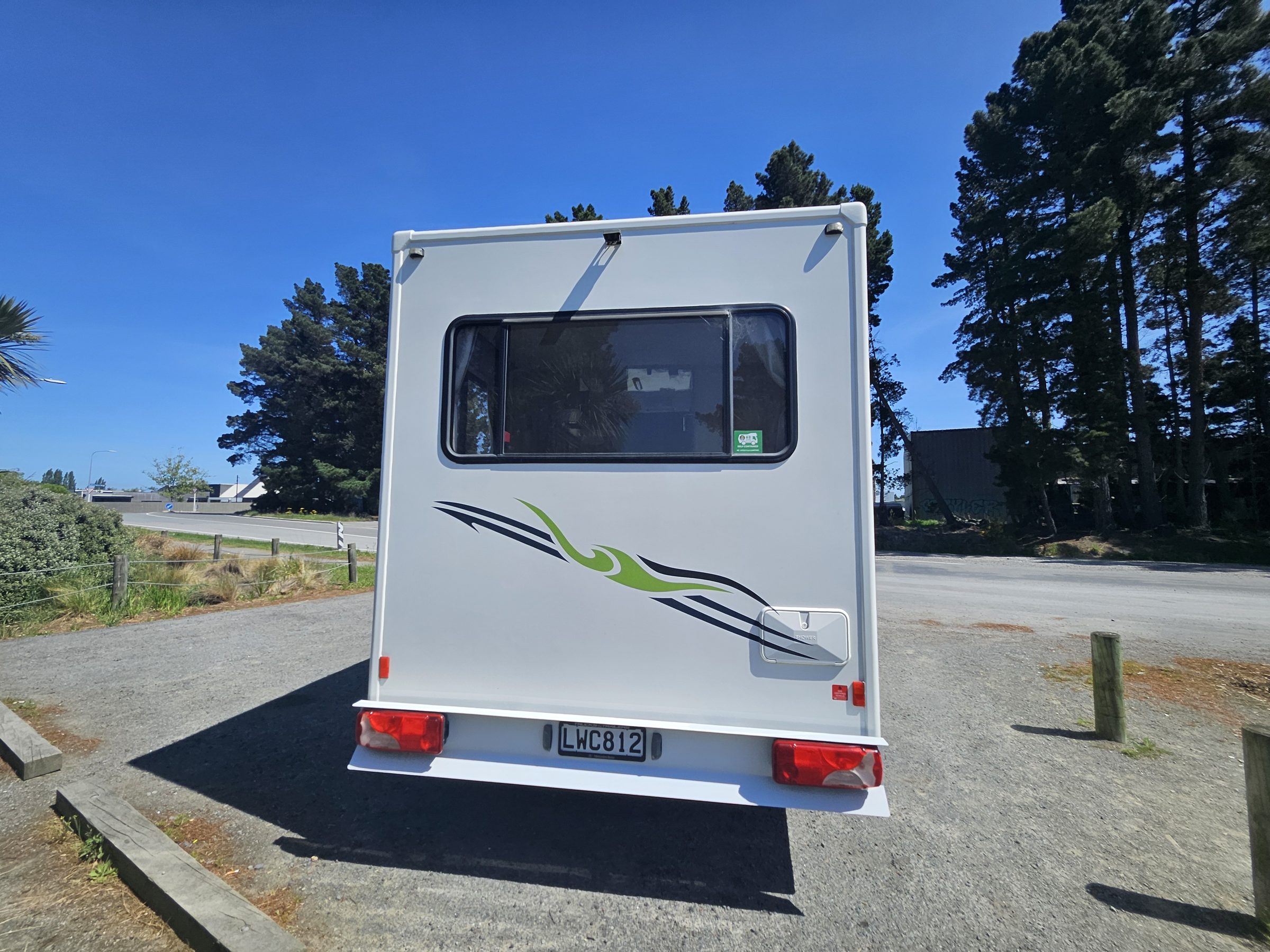2018 Mercedes Sprinter 4 Berth Motorhome Christchurch, Rear View
