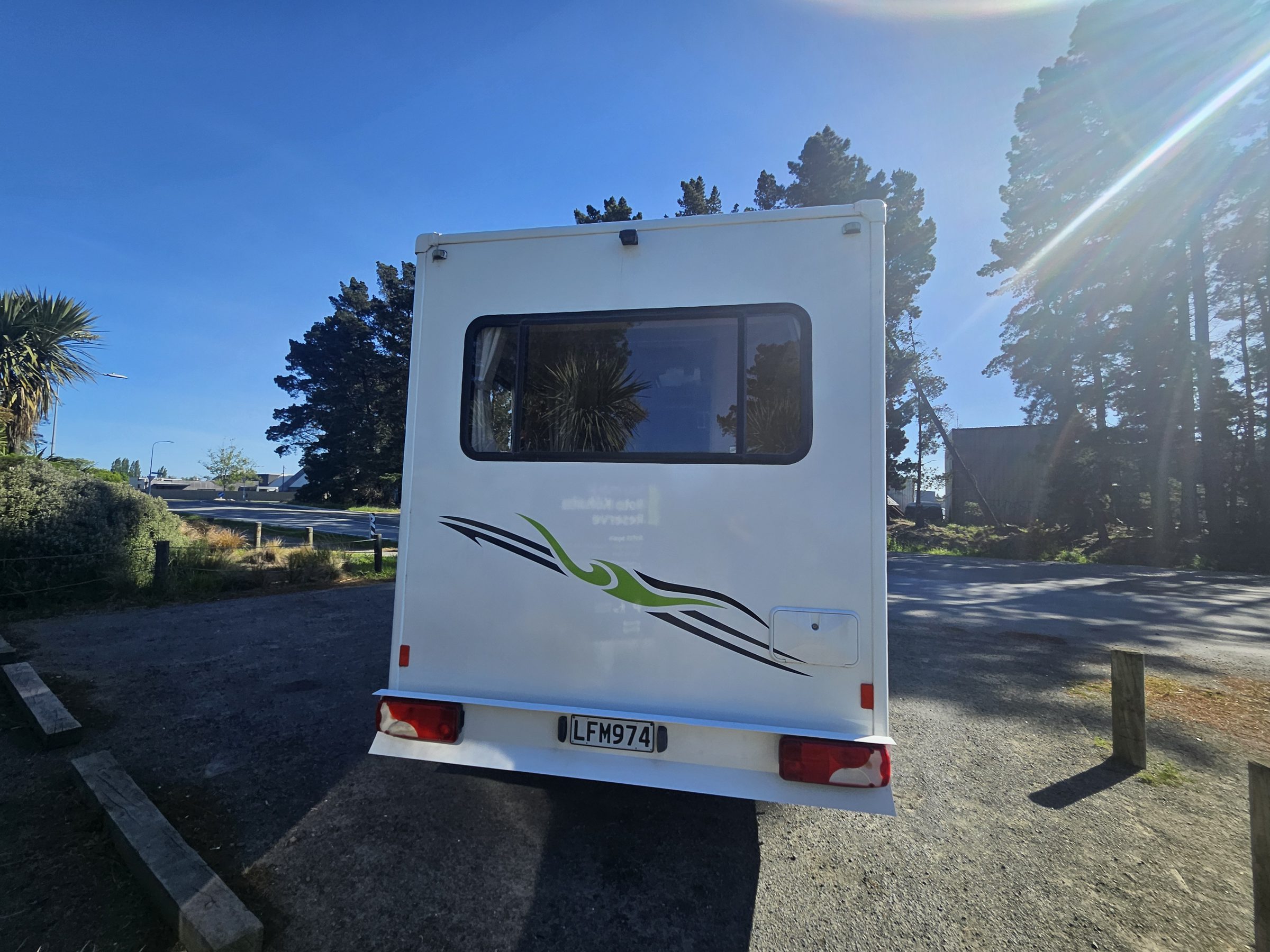 2018 Mercedes Sprinter Talvor 6 Berth Motorhome Christchurch, Rear View