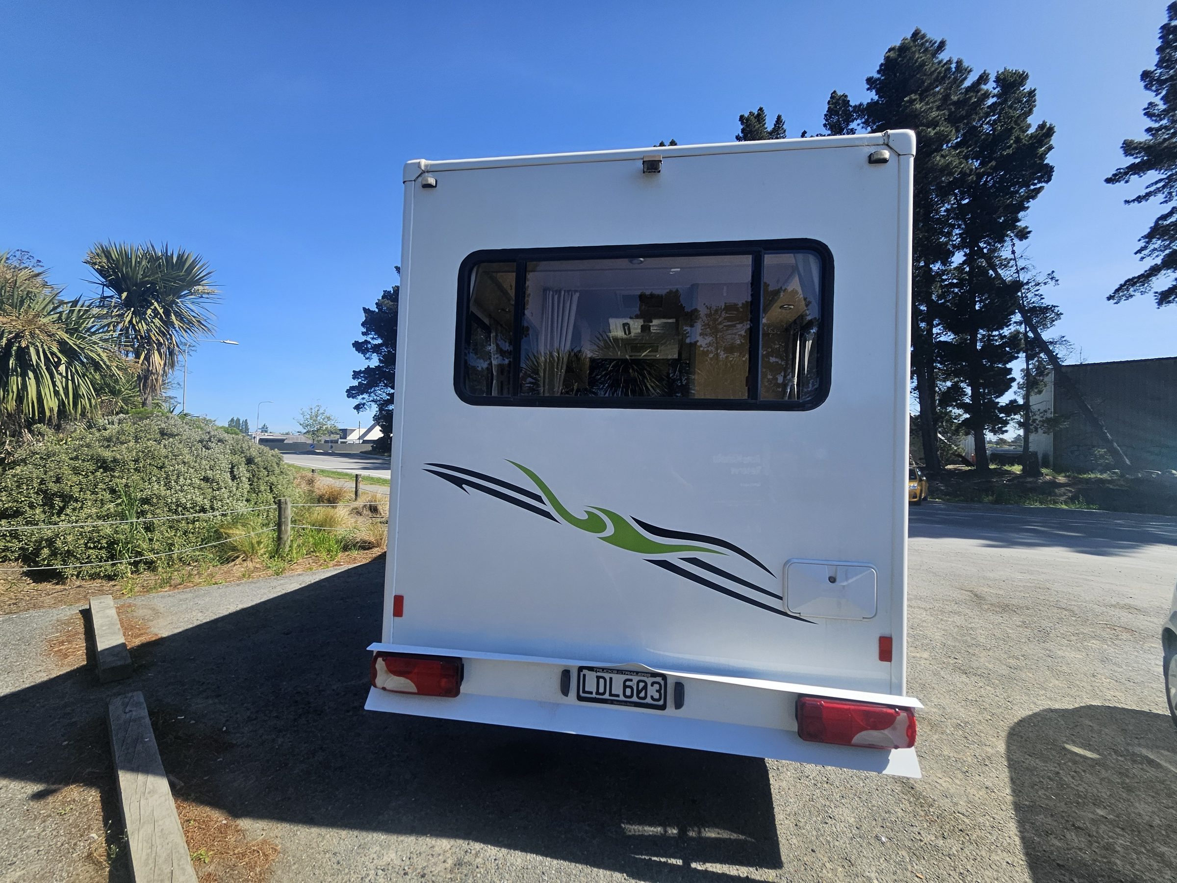 2018 Mercedes Sprinter Talvor 6 Berth Motorhome Christchurch, Rear View
