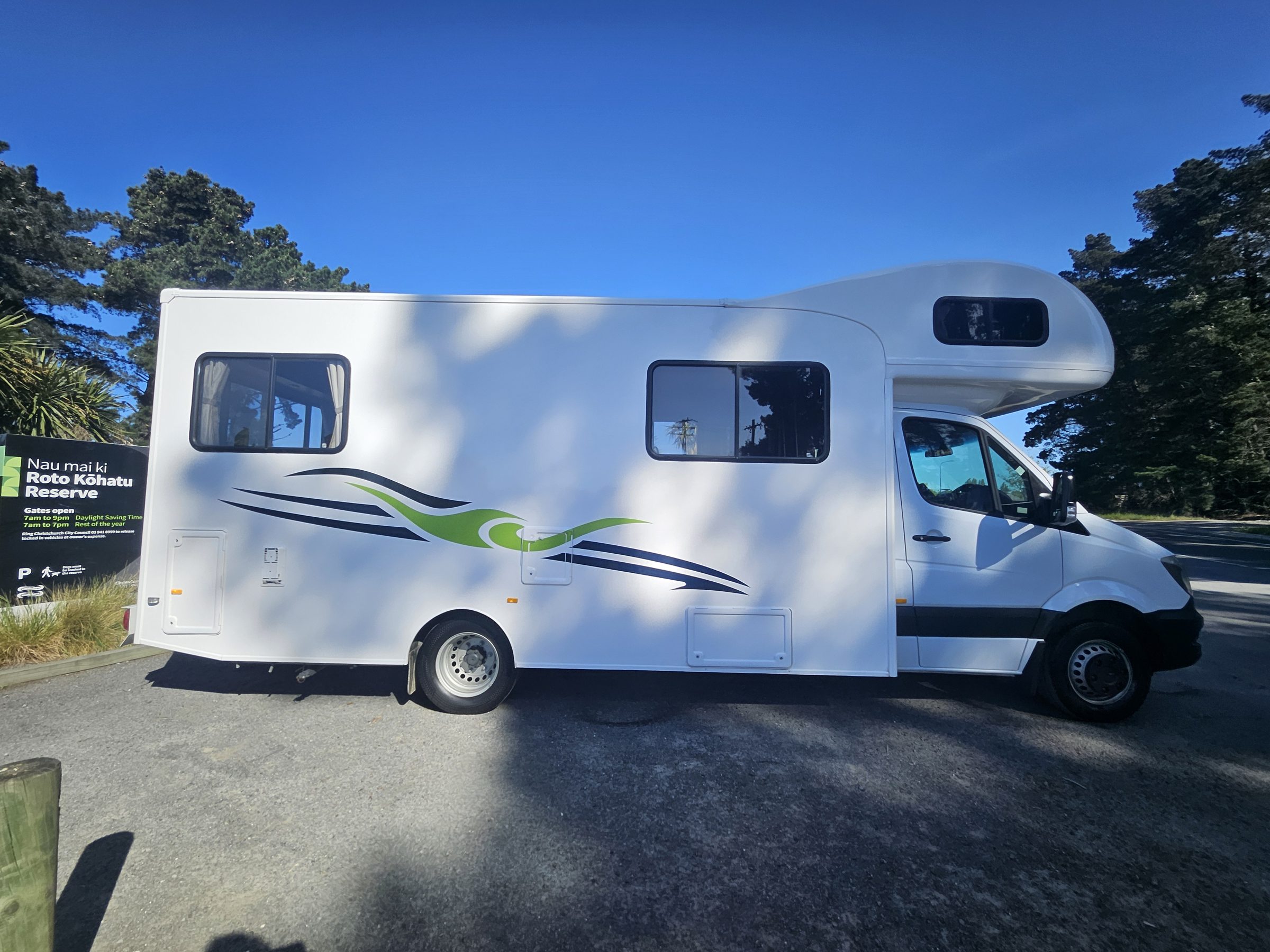 2018 Mercedes Sprinter Talvor 6 Berth Motorhome Christchurch, Side Profile