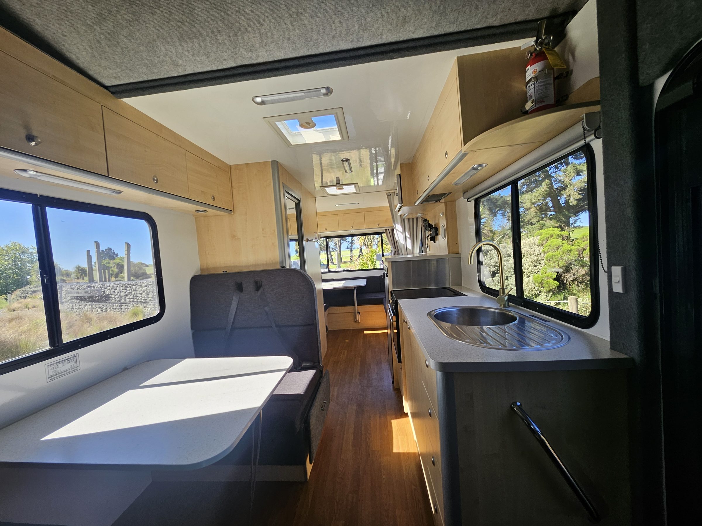 2017 Mercedes Sprinter Talvor 6 Berth Motorhome Christchurch, Interior Full Length View