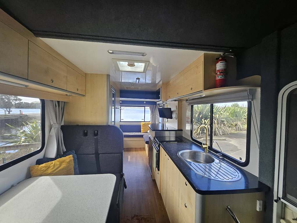 2018 Mercedes Sprinter Talvor 4 Berth Motorhome Auckland, Interior Full Length