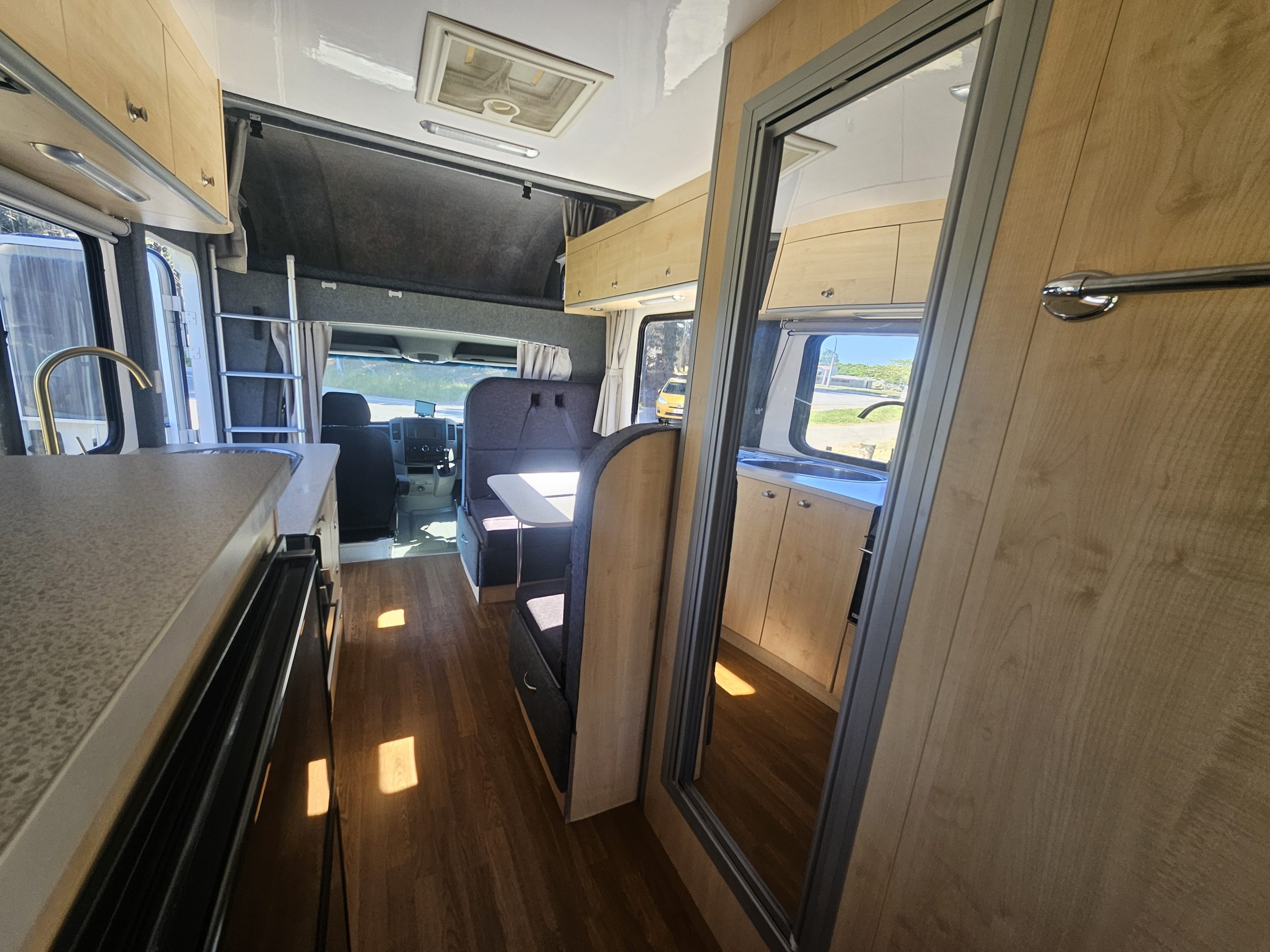 2018 Mercedes Sprinter Talvor 6 Berth Motorhome Christchurch, Interior Full Length