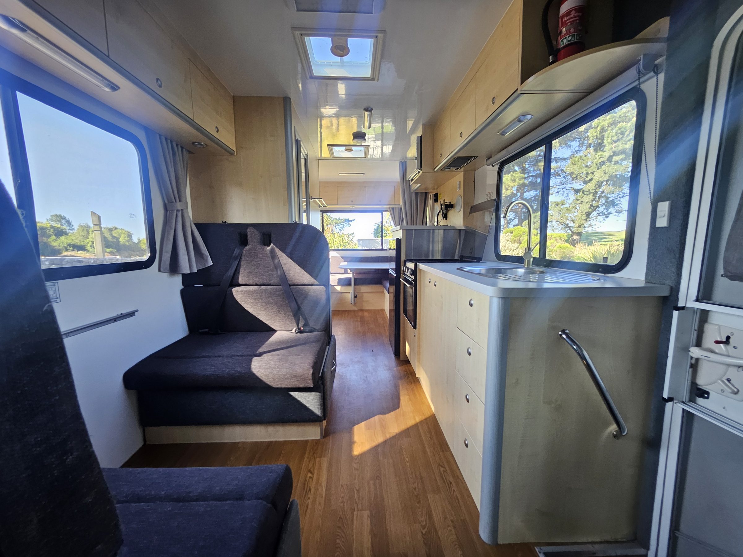 2017 Mercedes Sprinter Talvor 6 Berth Motorhome Christchurch, Interior from Door to Cab