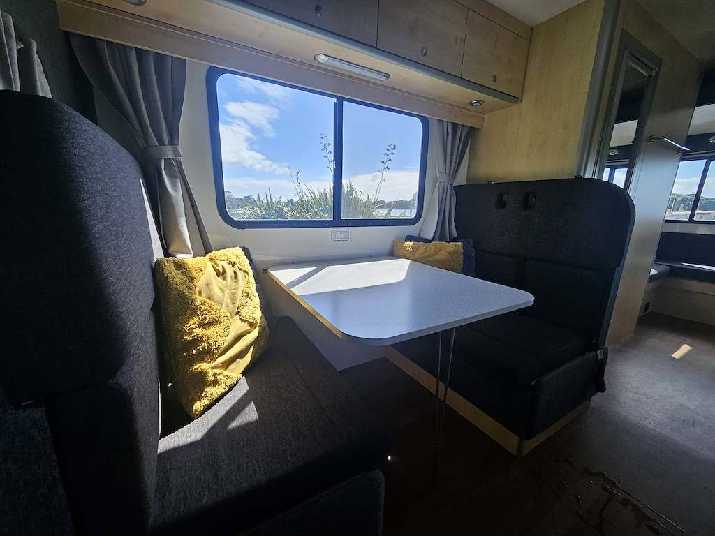 2018 Mercedes Sprinter Talvor 4 Berth Motorhome Auckland, Front Dinette
