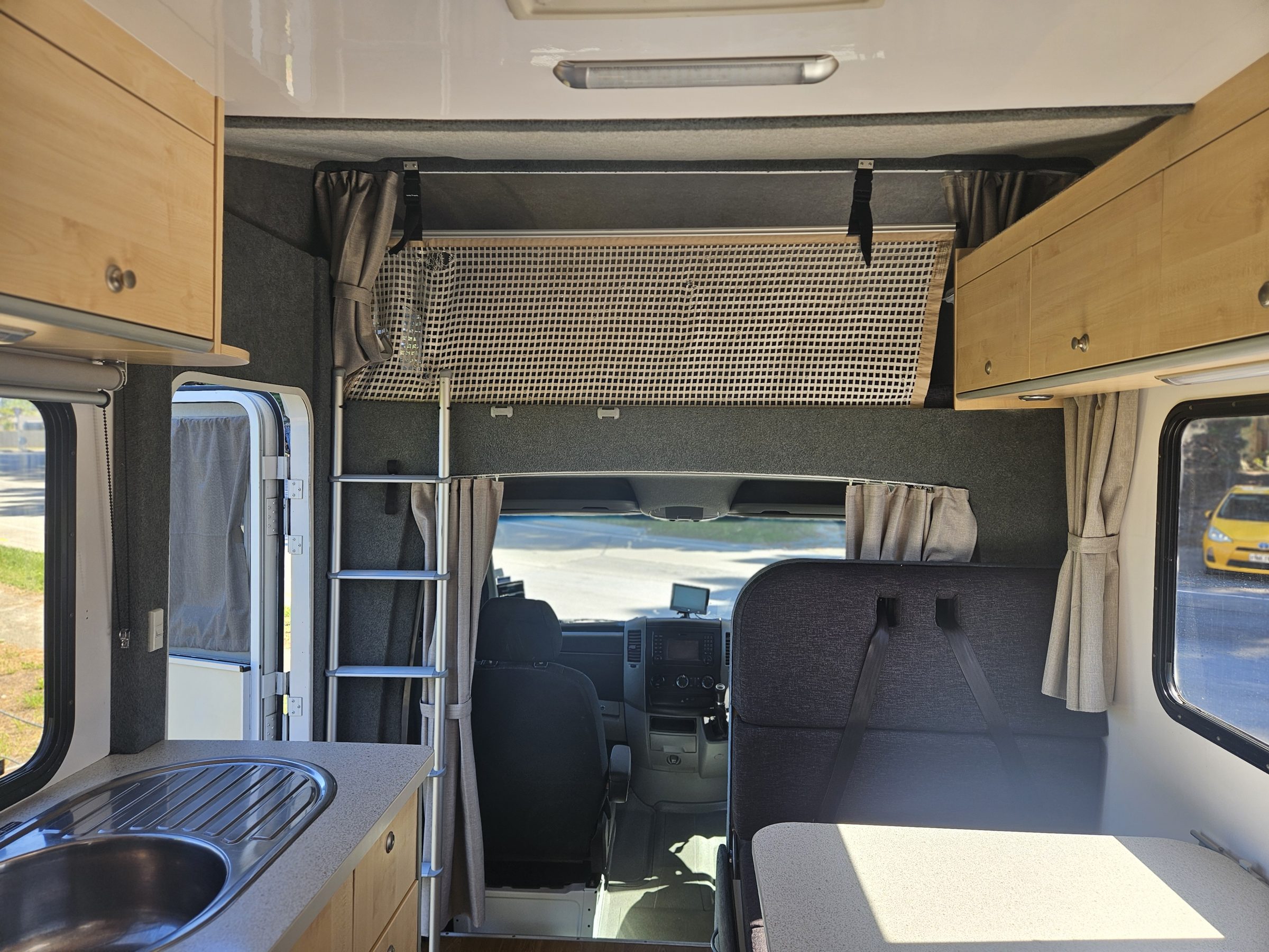 2018 Mercedes Sprinter Talvor 6 Berth Motorhome Christchurch, Over Cab Double Bed With Ladder