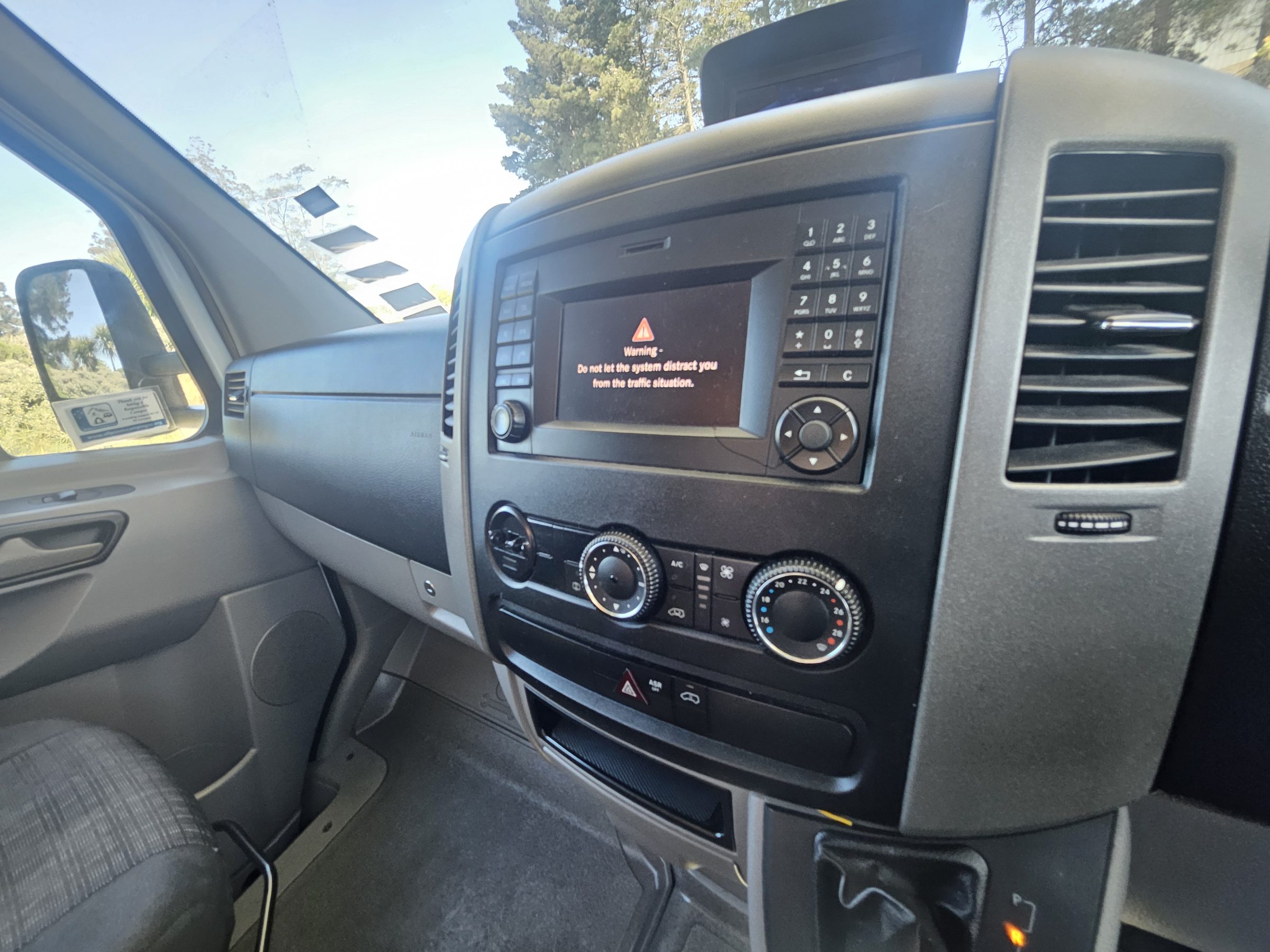 2017 Mercedes Sprinter Talvor 6 Berth Motorhome Christchurch, Dashboard Touchscreen
