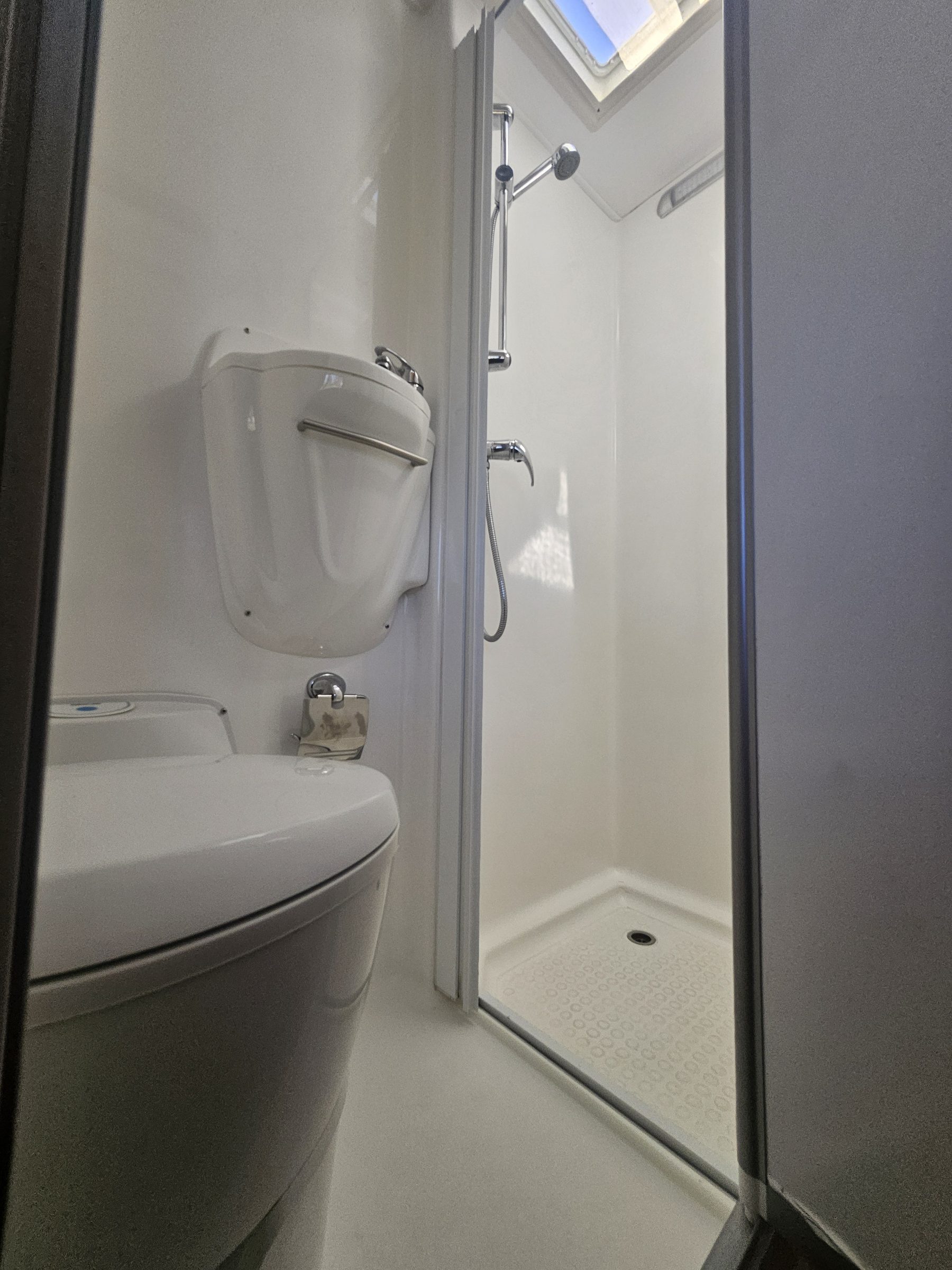 2018 Mercedes Sprinter Talvor 6 Berth Motorhome Christchurch, Bathroom Toilet and Shower
