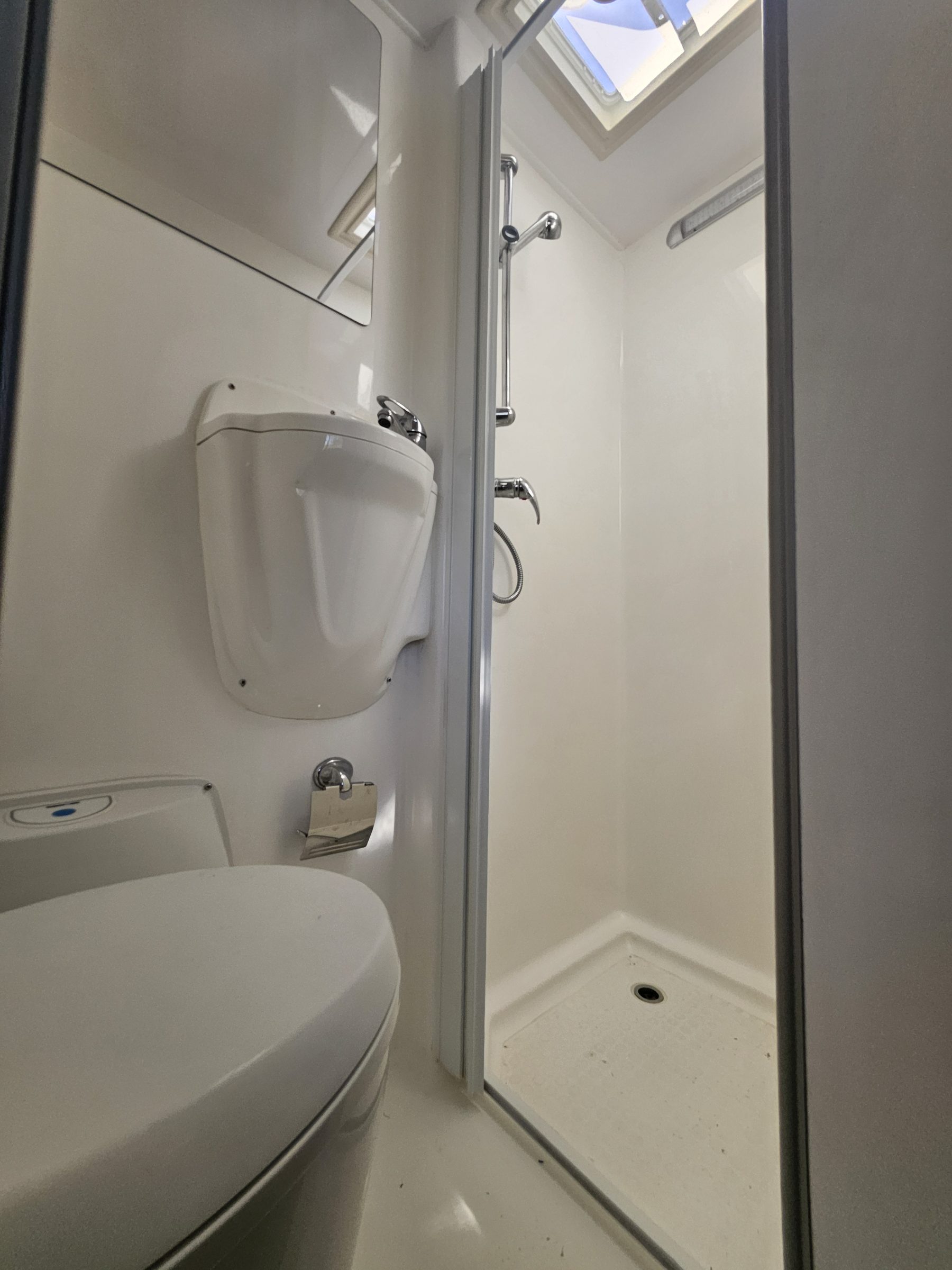 2018 Mercedes Sprinter 4 Berth Motorhome Christchurch, Bathroom Toilet and Shower