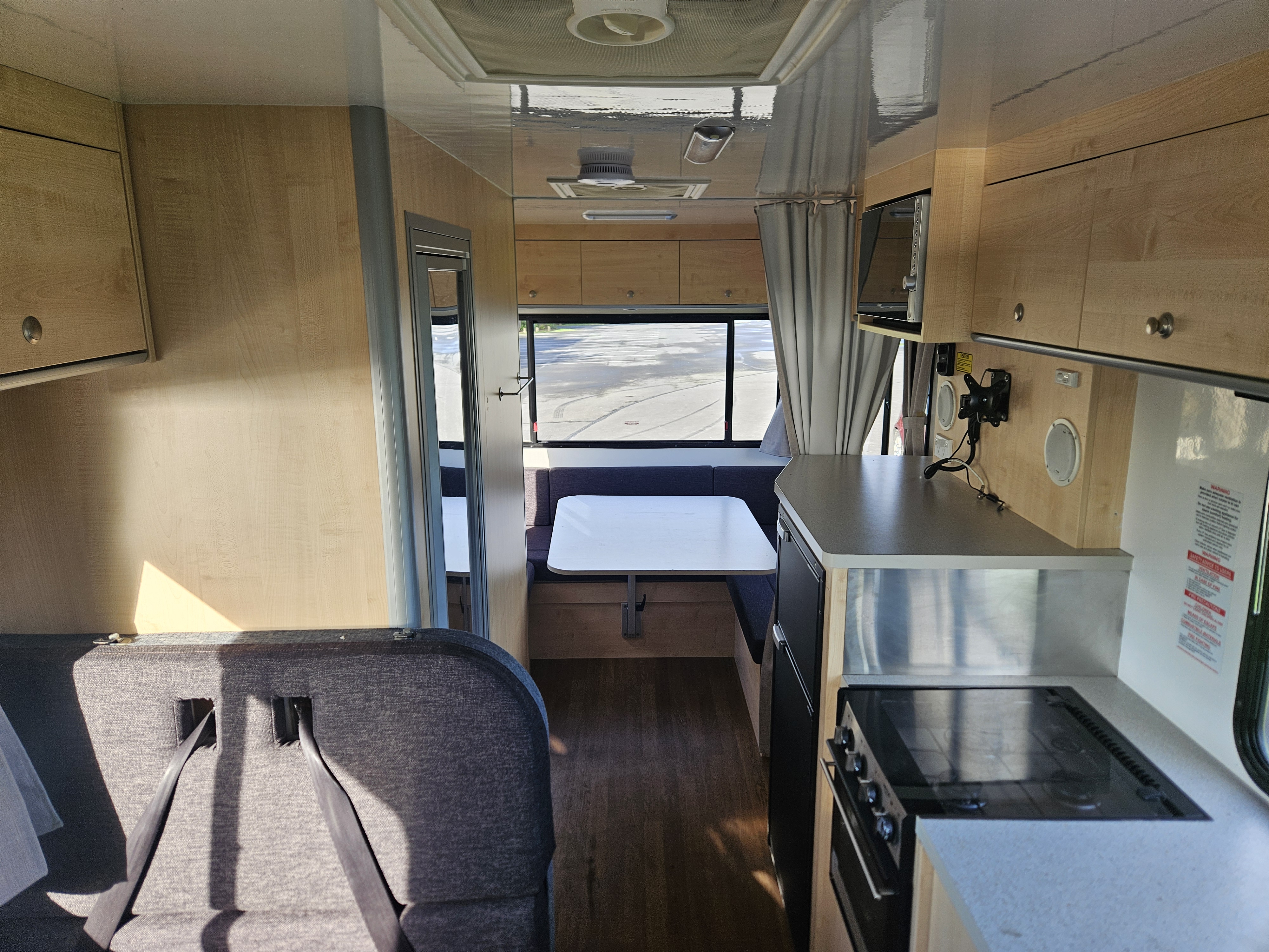 Interior   Kitchen through to Rear. Rear table in use